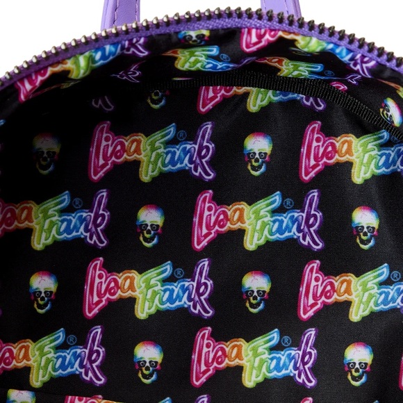 New! Loungefly x Lisa Frank Halloween Sticker Mini Backpack - Picture 5 of 12